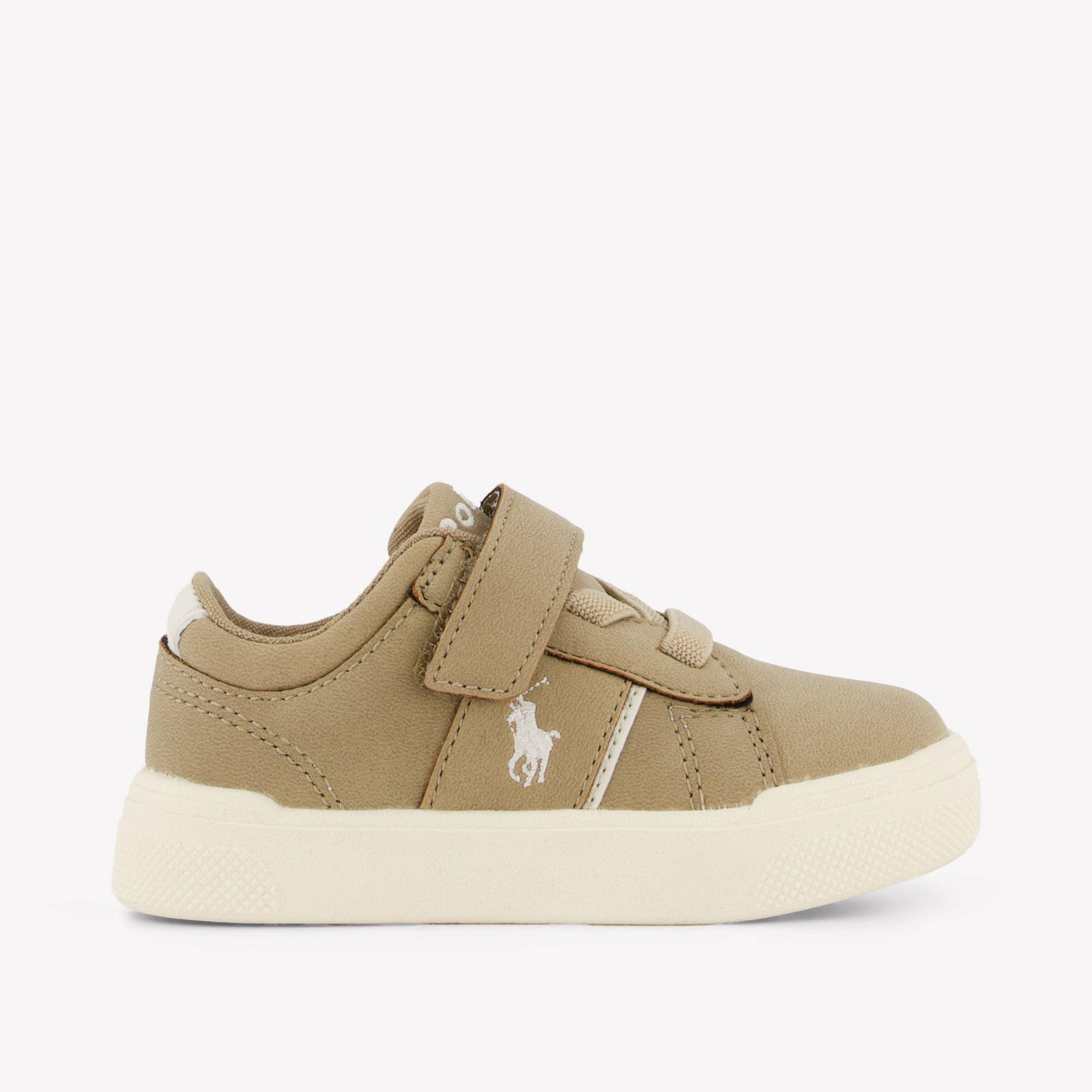 Ralph Lauren Frazier Jongens Sneakers In Licht Beige