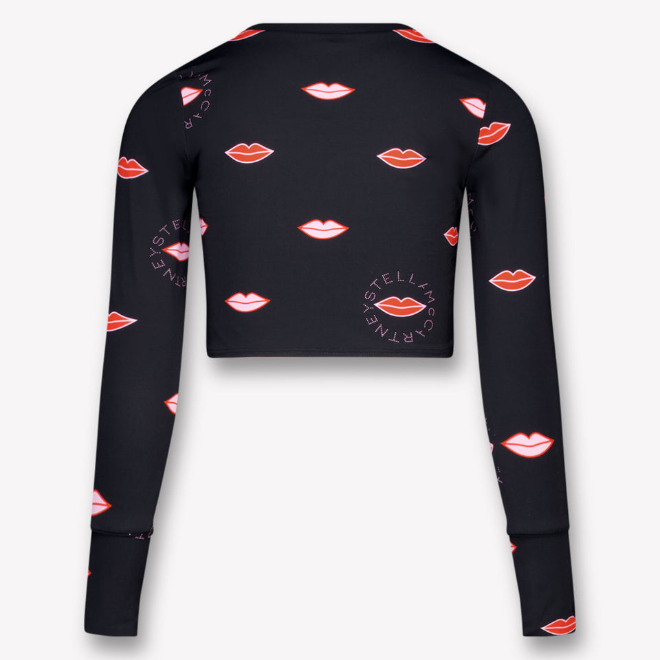 Stella McCartney Kids Girls  T-Shirt Black