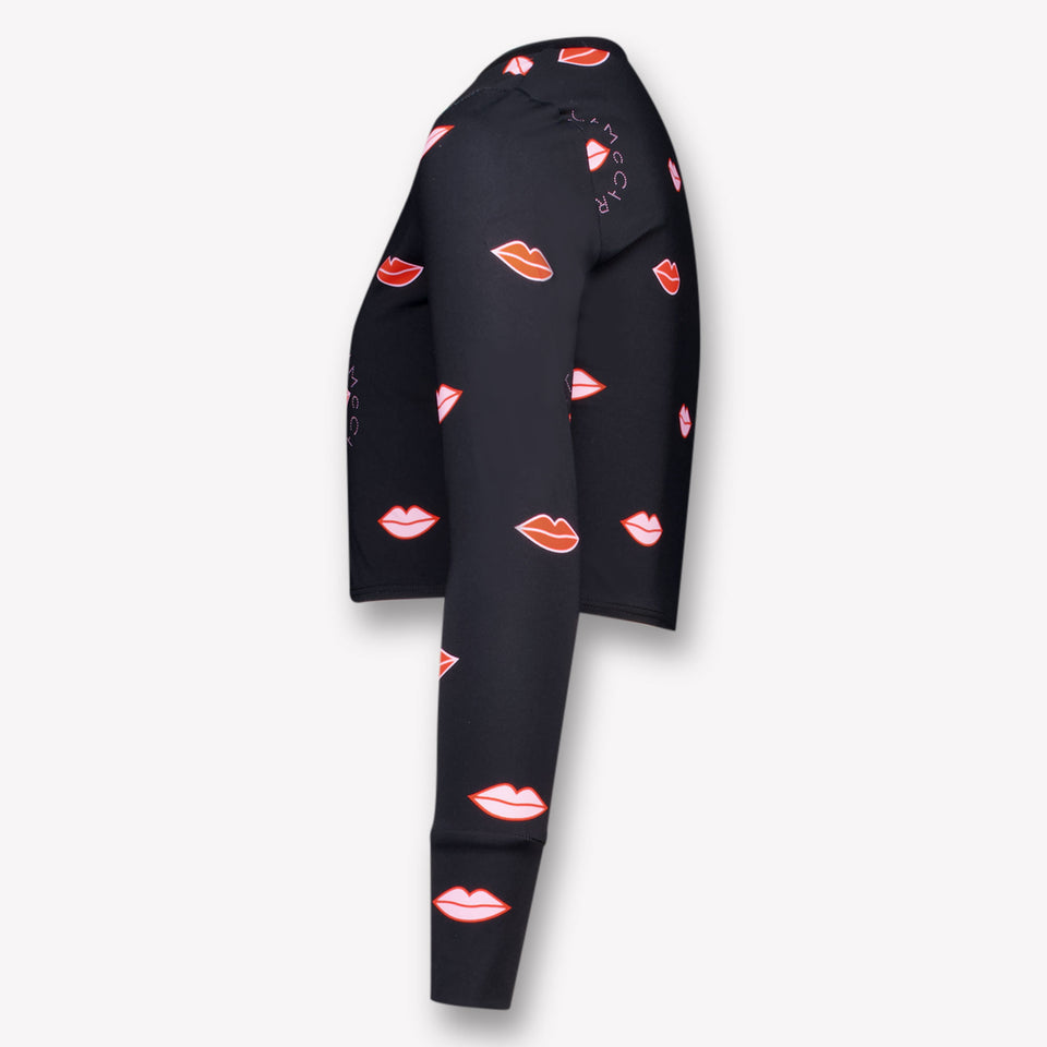 Stella McCartney Kids Girls  T-Shirt Black