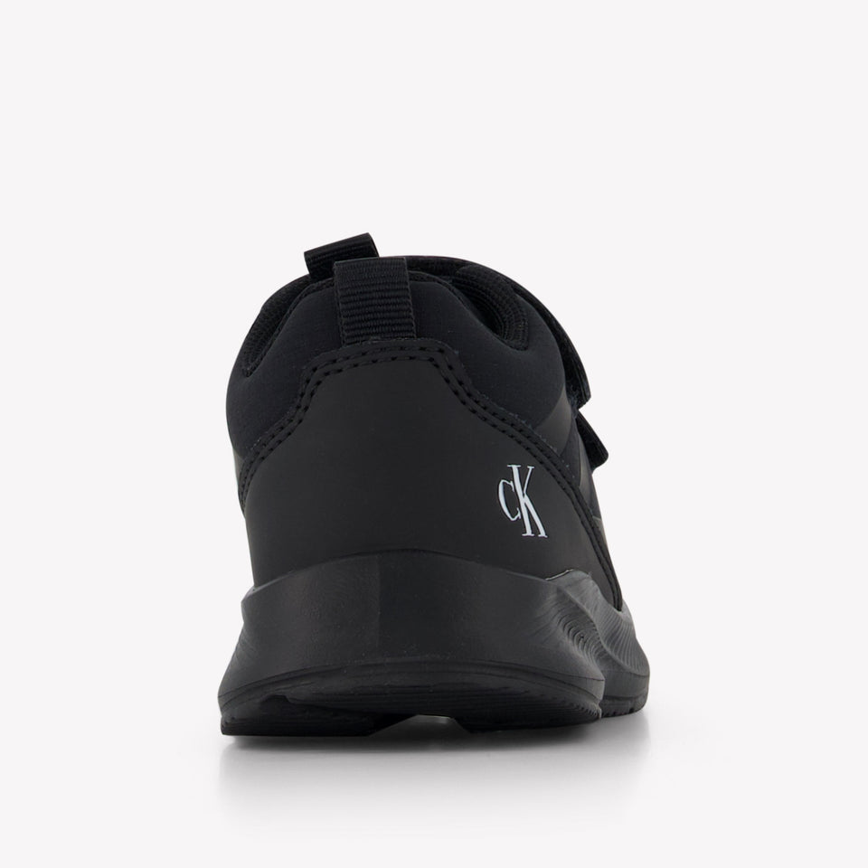 Calvin Klein Jongens Sneakers In Zwart