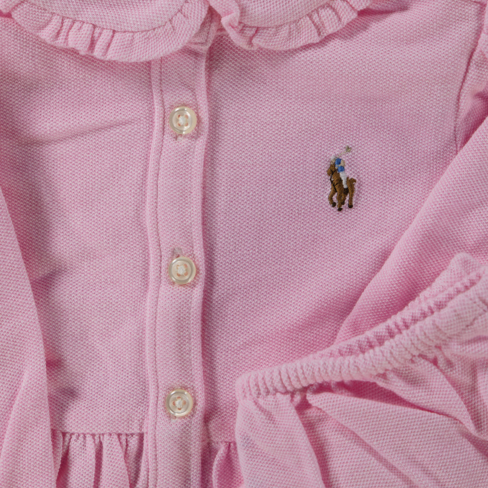 Ralph Lauren Baby Girls Dress  Light Pink