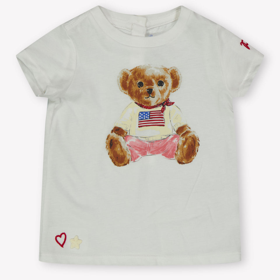 Ralph Lauren Baby Girls T-Shirt  White