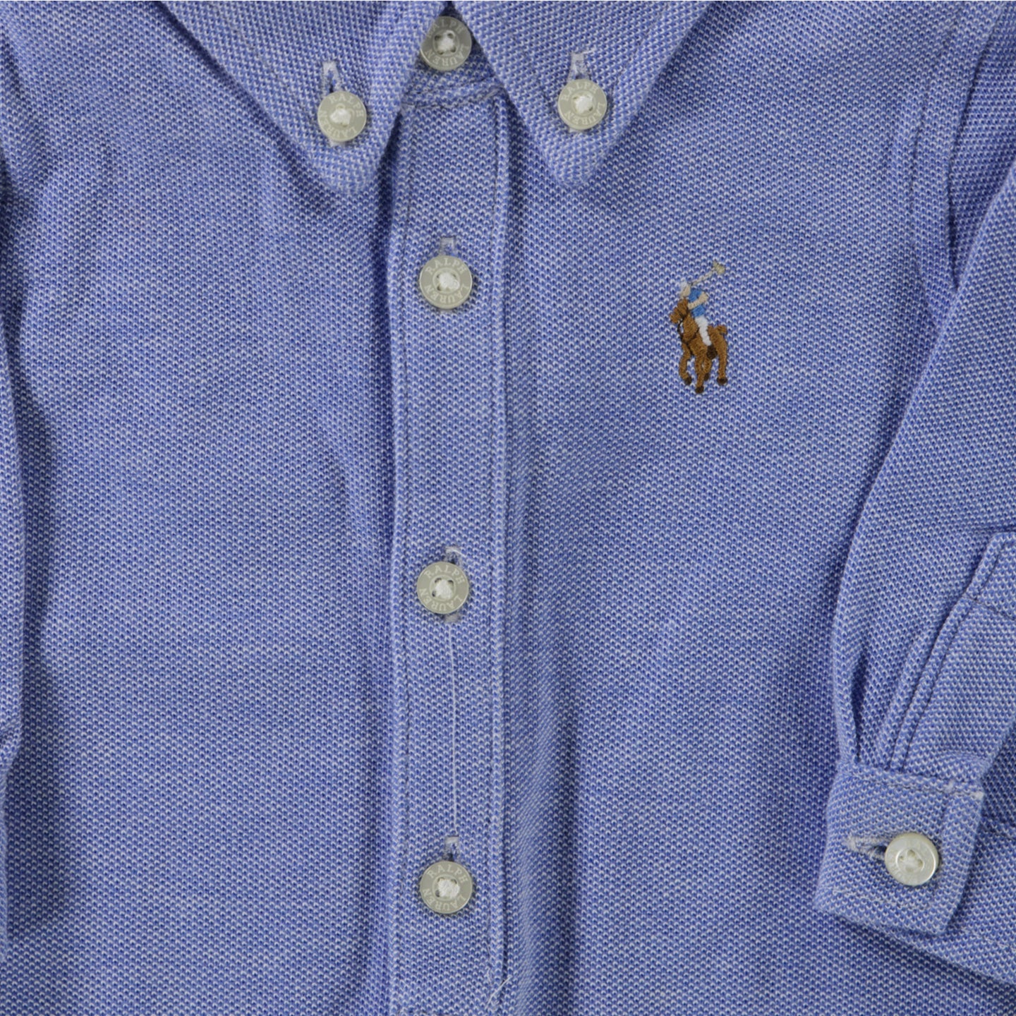 Ralph Lauren Baby Boys Playsuit  Light Blue