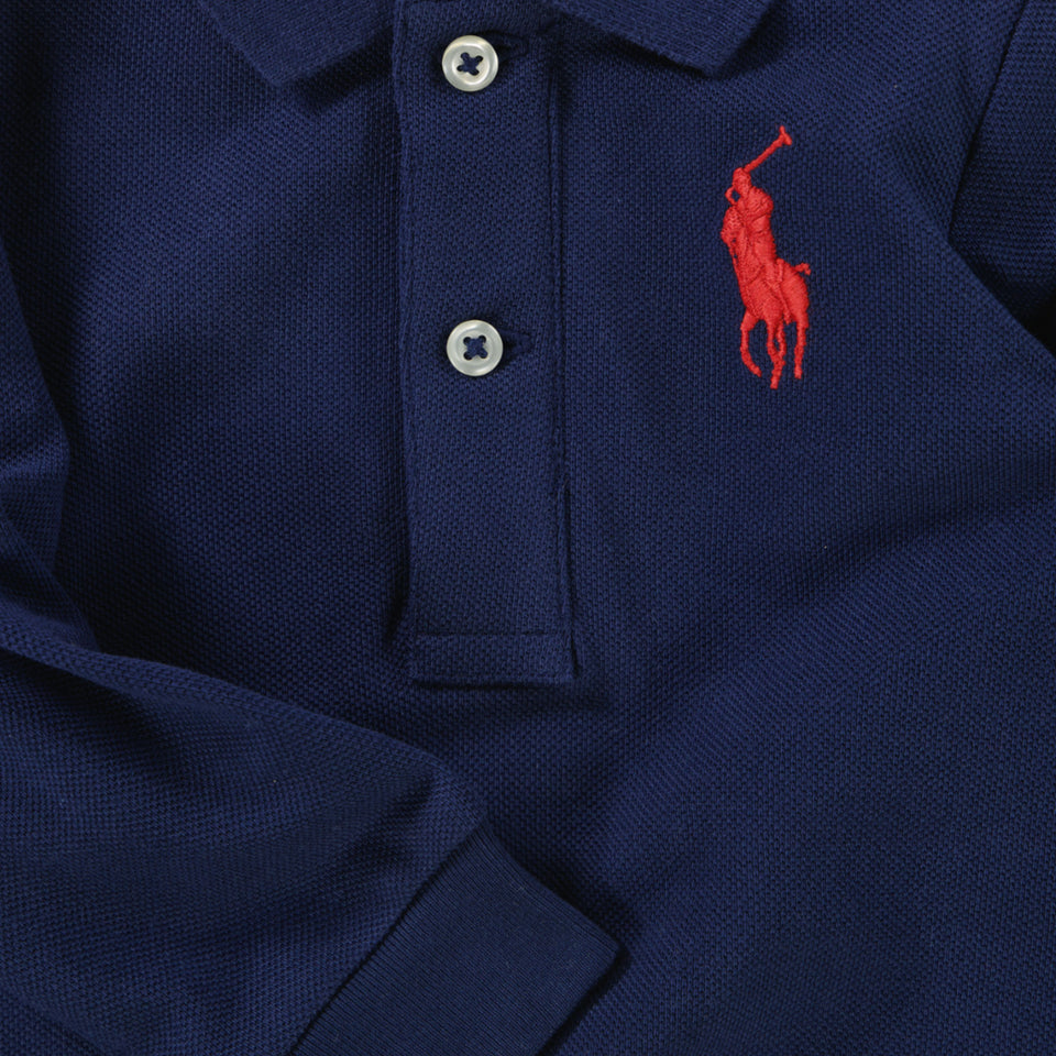 Ralph Lauren Baby Boys Playsuit  Navy