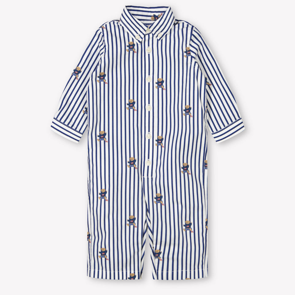 Ralph Lauren Baby Boys Playsuit  Navy