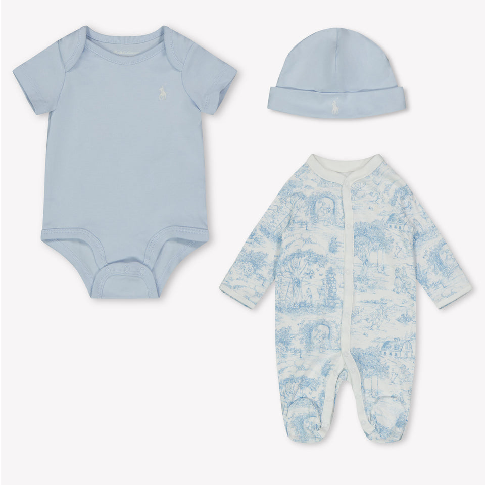 Ralph Lauren Baby Boys Set  Light Blue