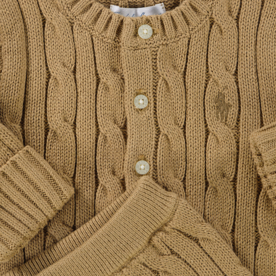 Ralph Lauren Baby Unisex Set  Camel