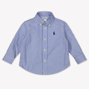 Ralph Lauren Baby Jongens Blouse In Licht Blauw