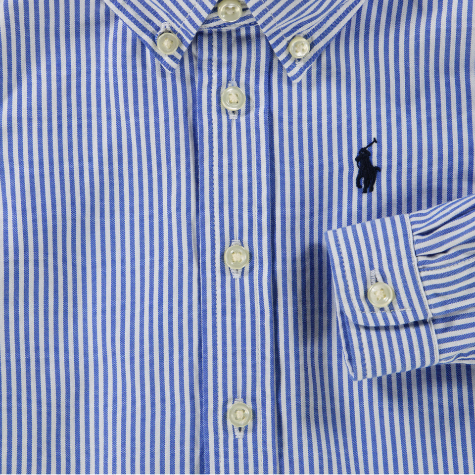 Ralph Lauren Baby Jongens Blouse In Licht Blauw