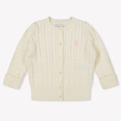 Ralph Lauren Baby Girls Vest  Offwhite