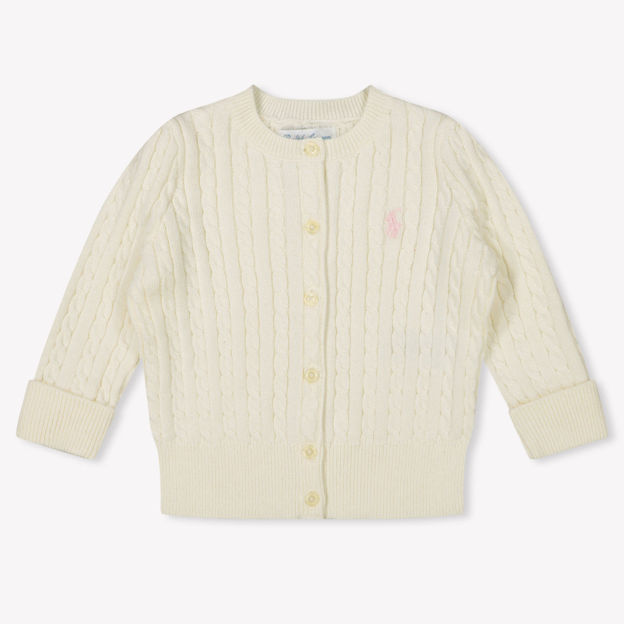 Ralph Lauren Baby Girls Vest  Offwhite