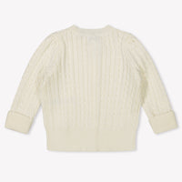 Ralph Lauren Baby Girls Vest  Offwhite