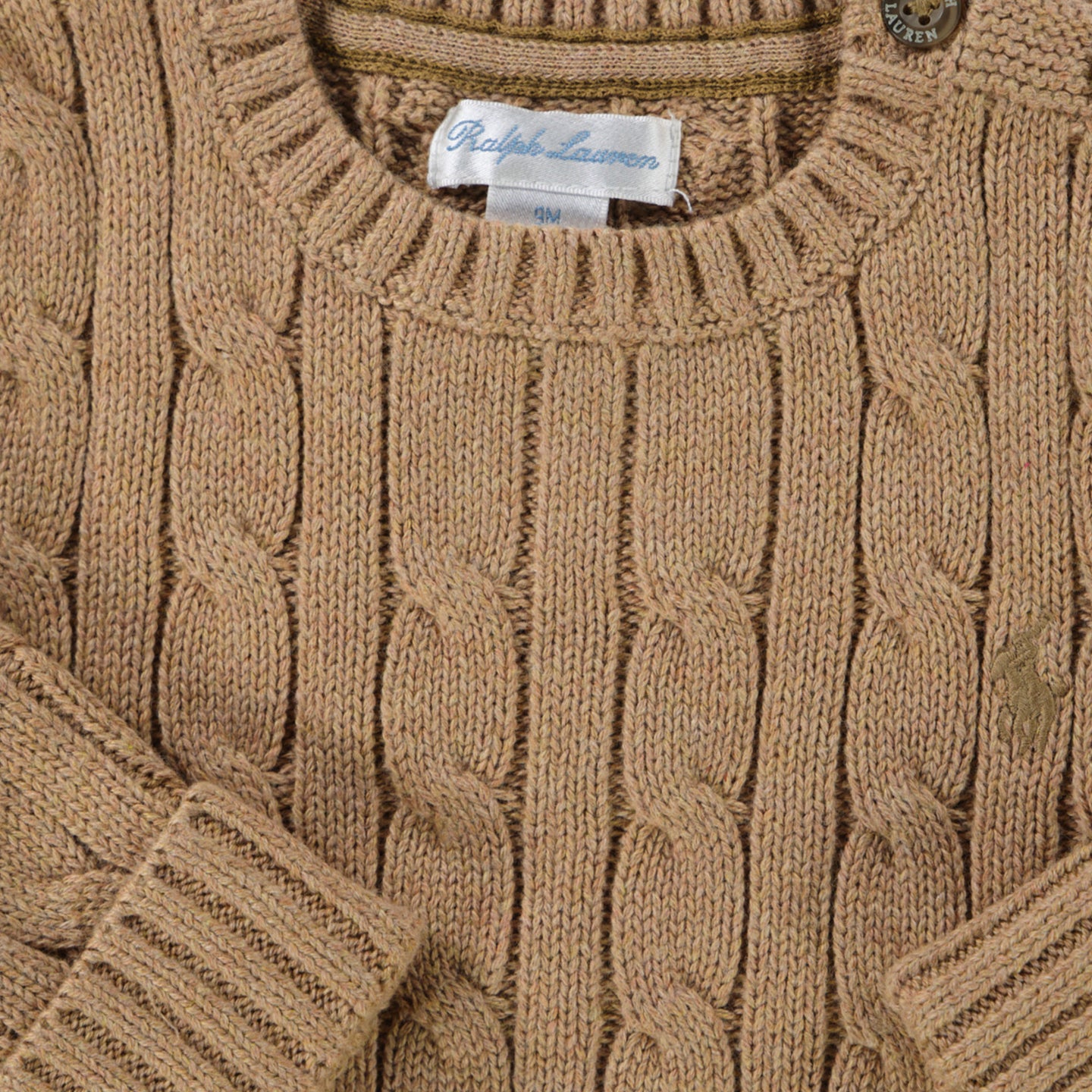 Ralph Lauren Baby Boys Sweater  Camel