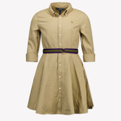 Ralph Lauren Kids Girls Dress Khaki