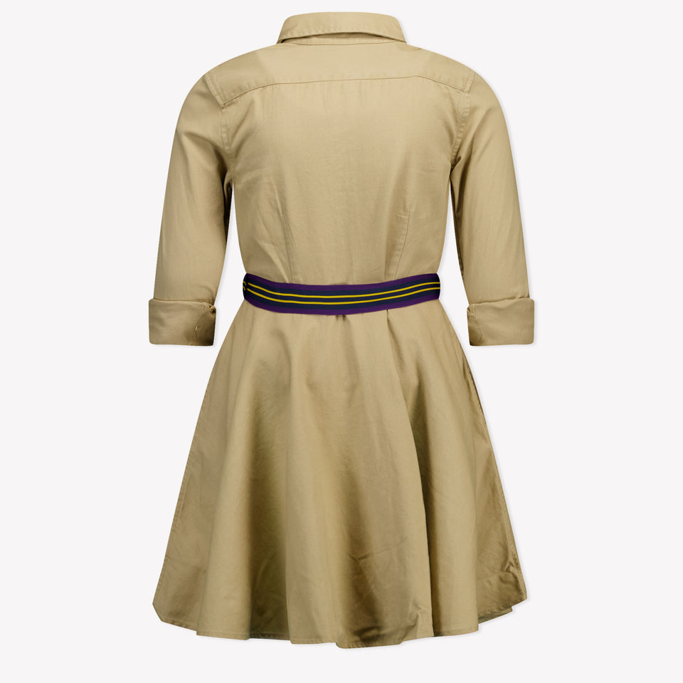 Ralph Lauren Kids Girls Dress Khaki