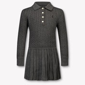 Ralph Lauren Kids Girls Dress Anthracite