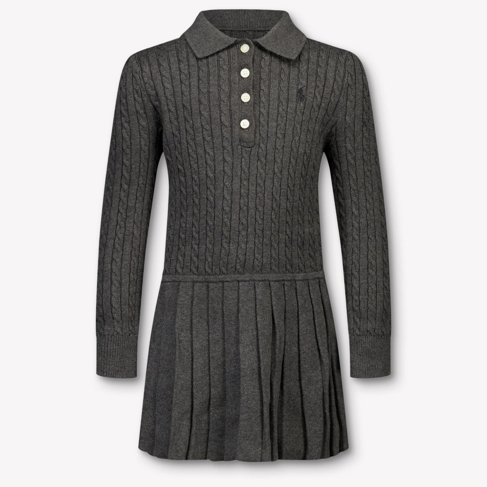 Ralph Lauren Kids Girls Dress Anthracite