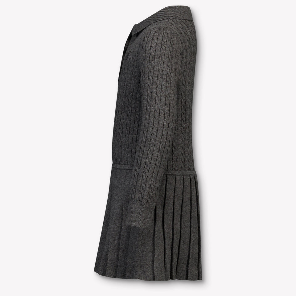 Ralph Lauren Kids Girls Dress Anthracite