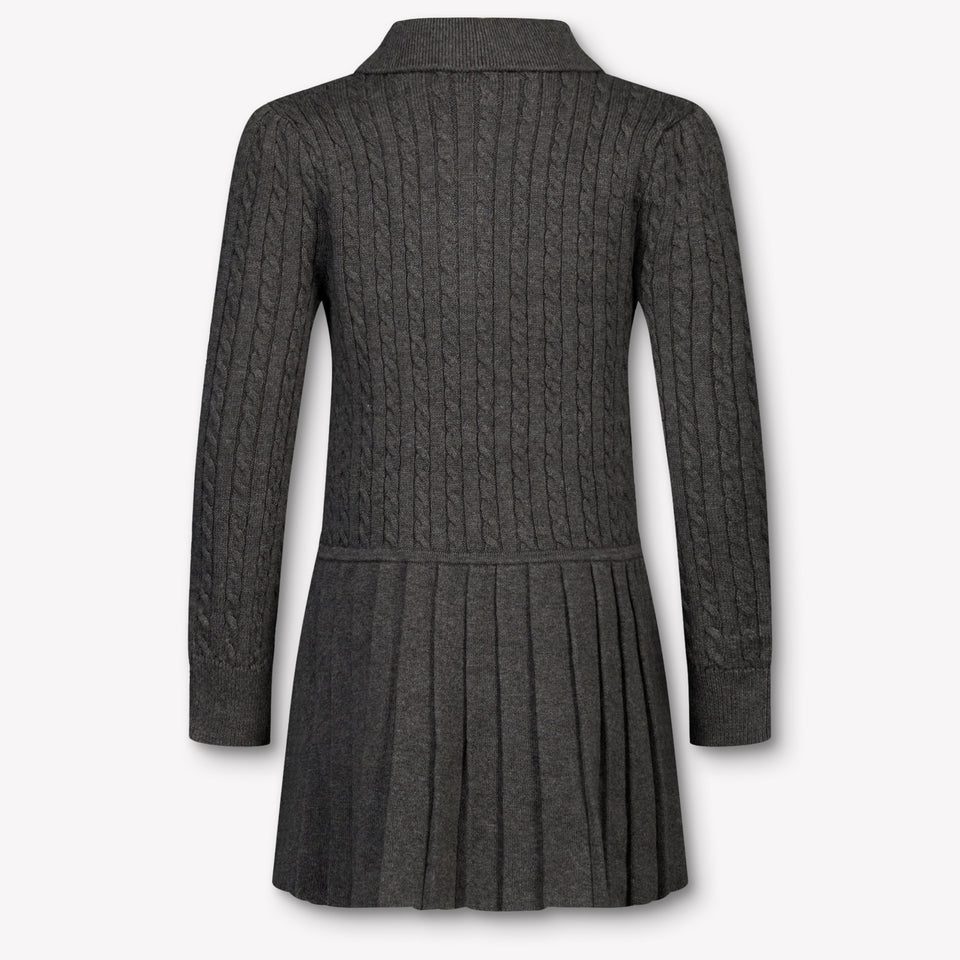 Ralph Lauren Kids Girls Dress Anthracite