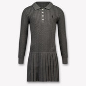 Ralph Lauren Kids Girls Dress Anthracite