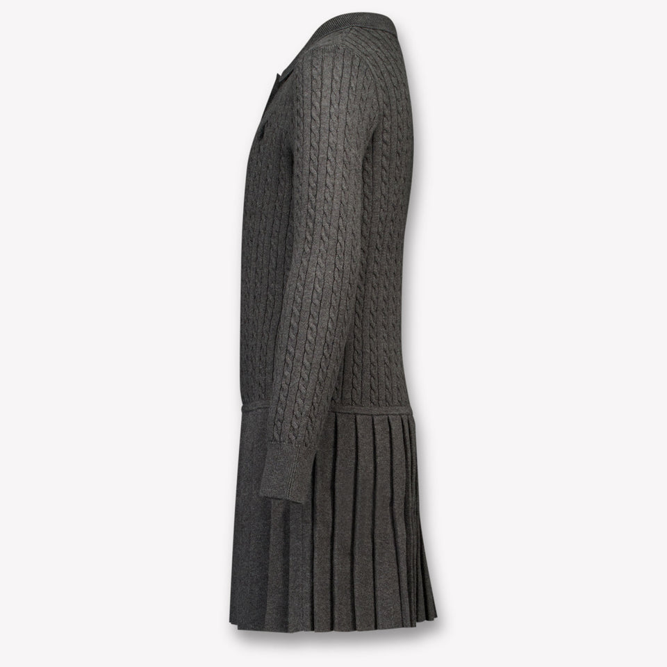 Ralph Lauren Kids Girls Dress Anthracite