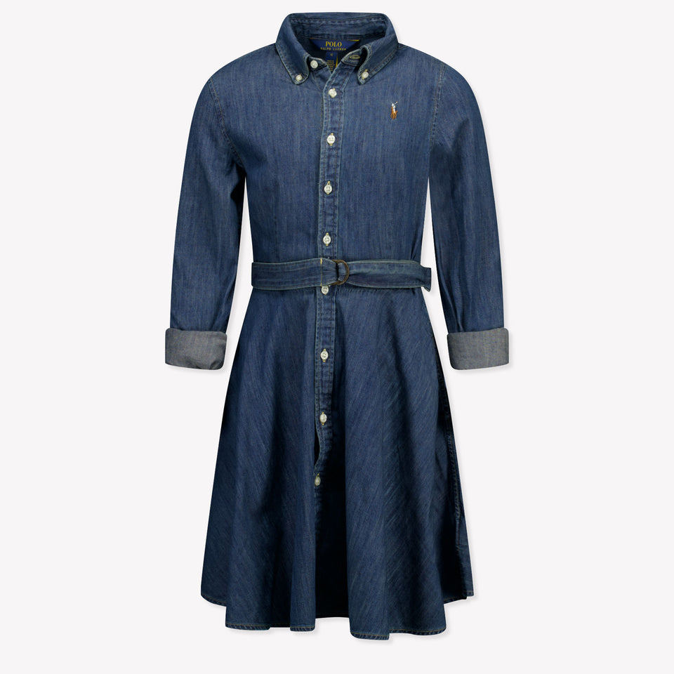 Ralph Lauren Kinder Meisjes Jurk In Blauw