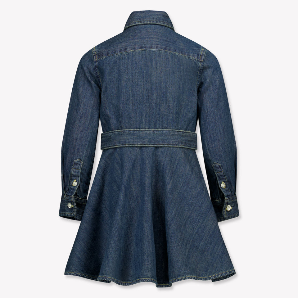 Ralph Lauren Kinder Meisjes Jurk In Blauw