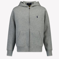 Ralph Lauren Boys Cardigan in Light Grey