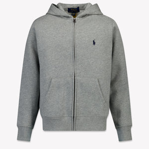 Ralph Lauren Boys Cardigan in Light Grey
