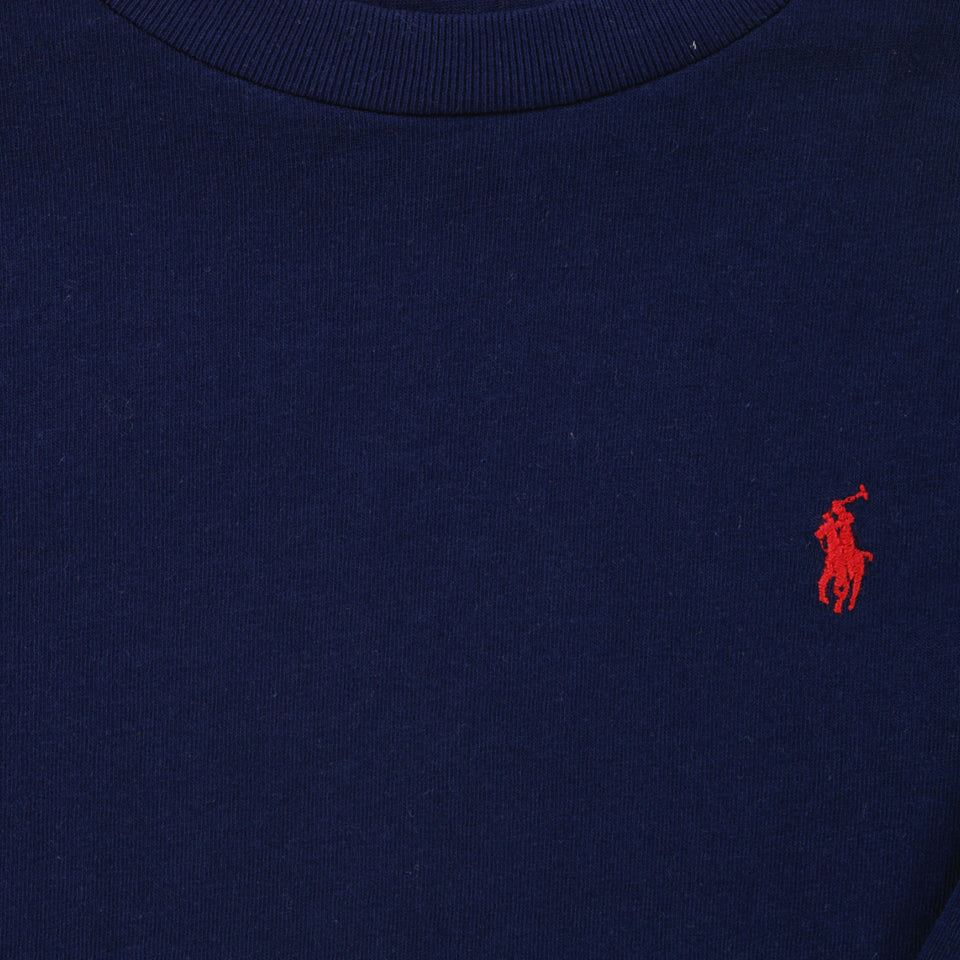 Ralph Lauren Kids Boys  T-Shirt Navy