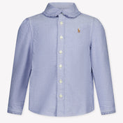 Ralph Lauren Kinder Meisjes Blouse In Licht Blauw