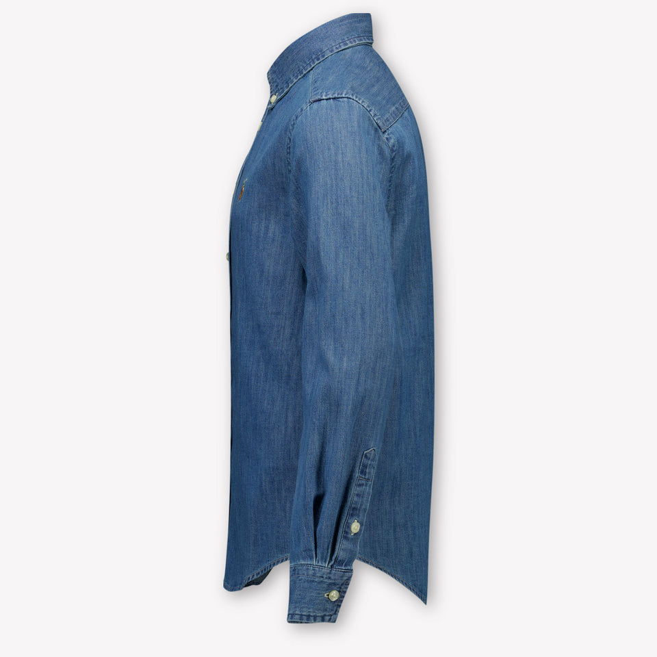 Ralph Lauren Kinder Jongens Blouse In Blauw