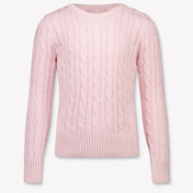 Ralph Lauren Kids Girls Sweater Light Pink