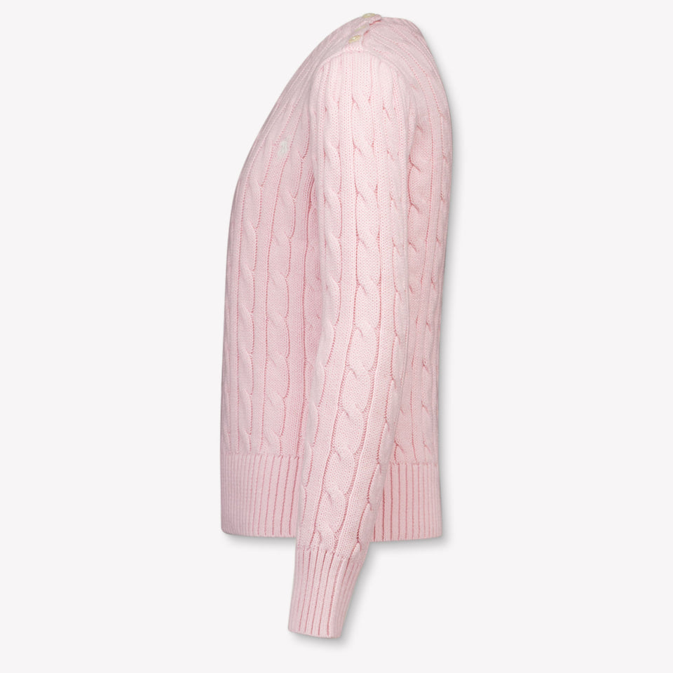 Ralph Lauren Kids Girls Sweater Light Pink
