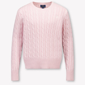 Ralph Lauren Kids Girls Sweater Light Pink
