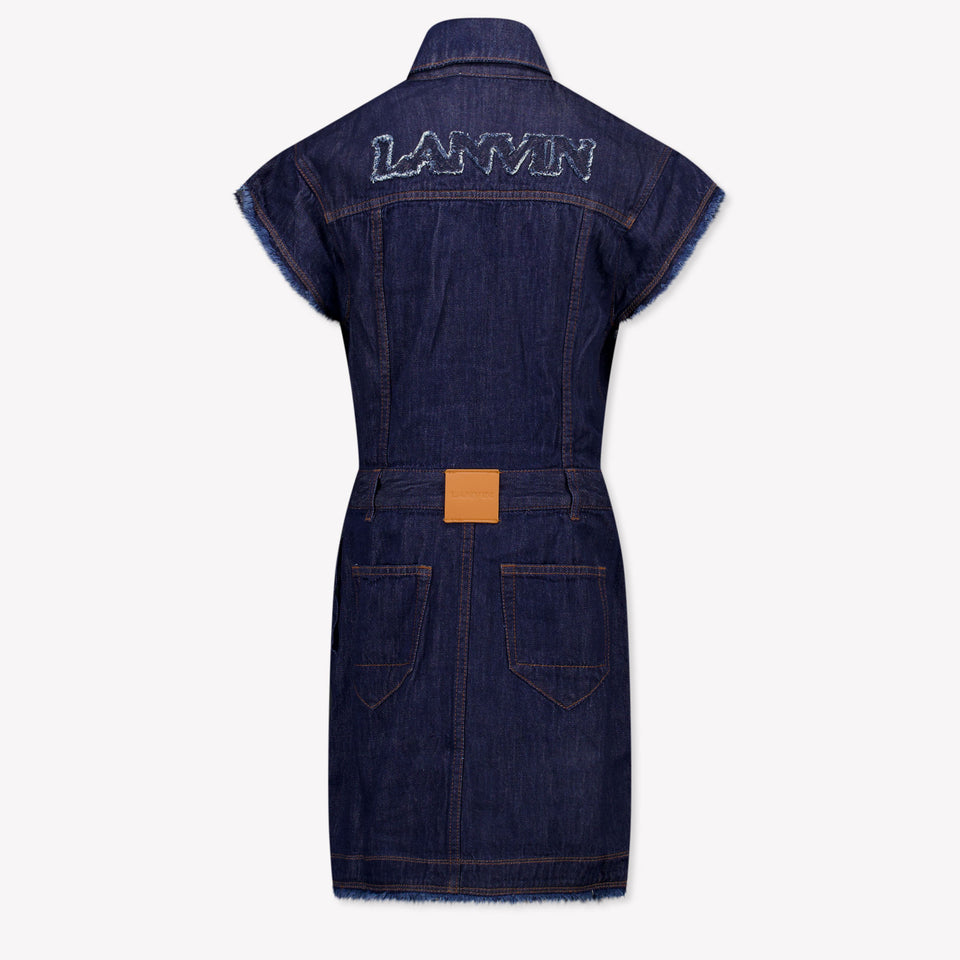 Lanvin Kinder Meisjes Jurk In Jeans