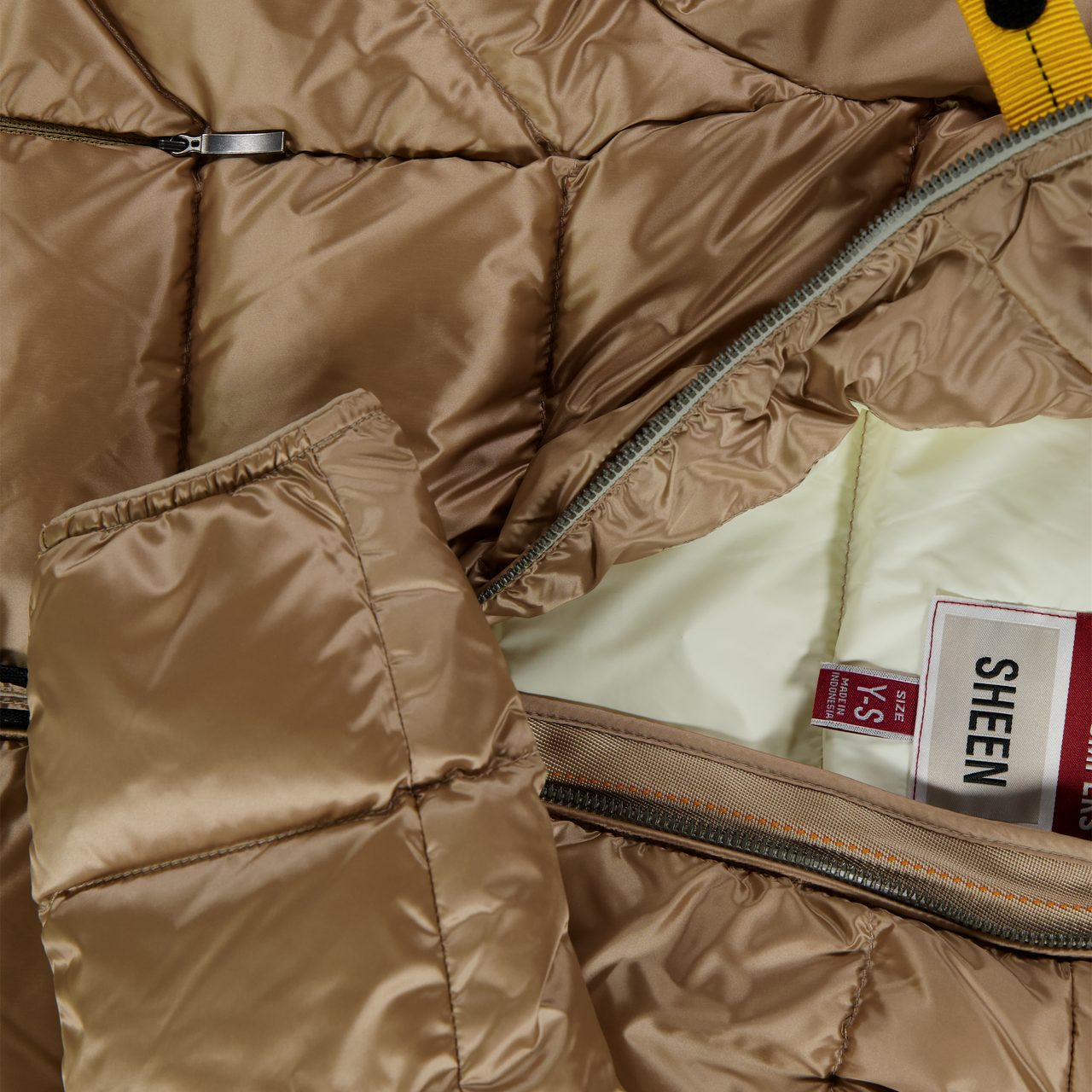 Parajumpers Kids Girls Winter Coat  Beige