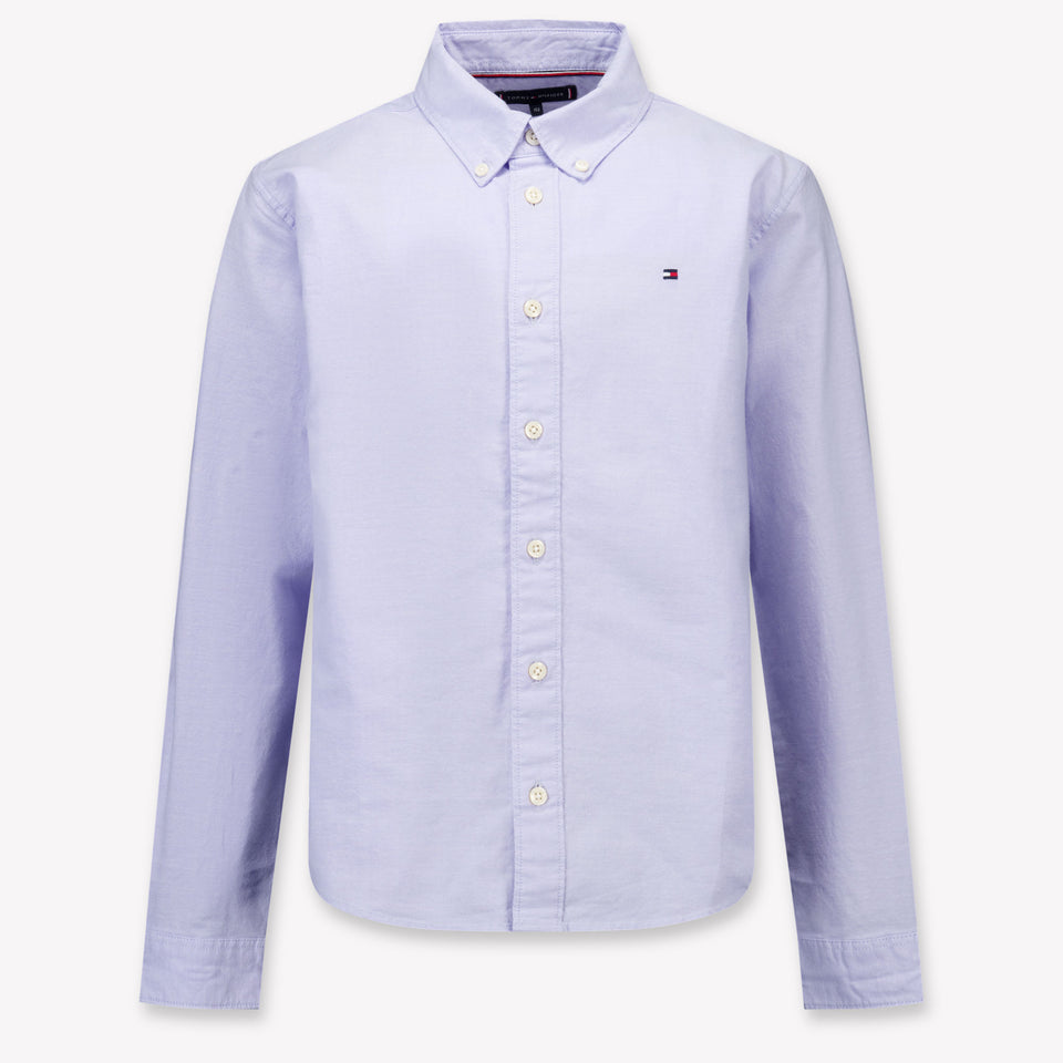 Tommy Hilfiger Kinder Jongens Blouse In Licht Blauw