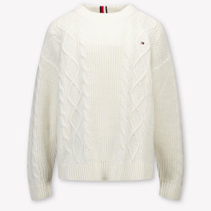 Tommy Hilfiger Kids Boys Sweater  Offwhite