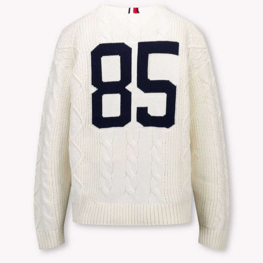 Tommy Hilfiger Kids Boys Sweater  Offwhite