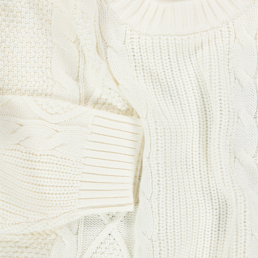 Tommy Hilfiger Kids Boys Sweater  Offwhite