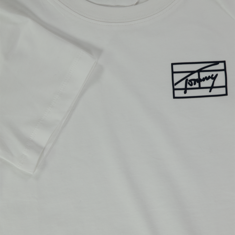 Tommy Hilfiger Kids Boys  T-Shirt White