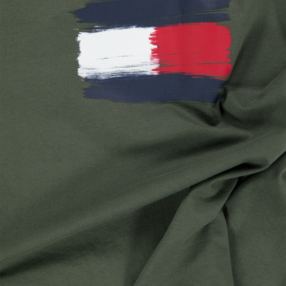 Tommy Hilfiger Kids Boys  T-Shirt Army