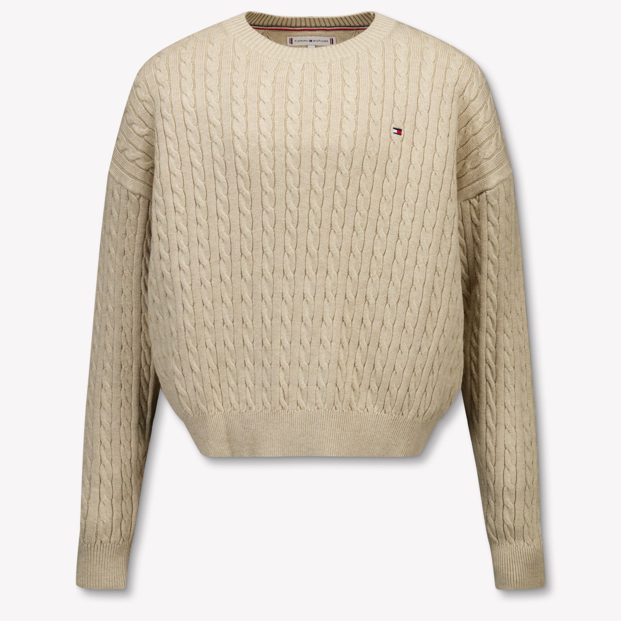 Tommy Hilfiger Kids Girls Sweater Beige