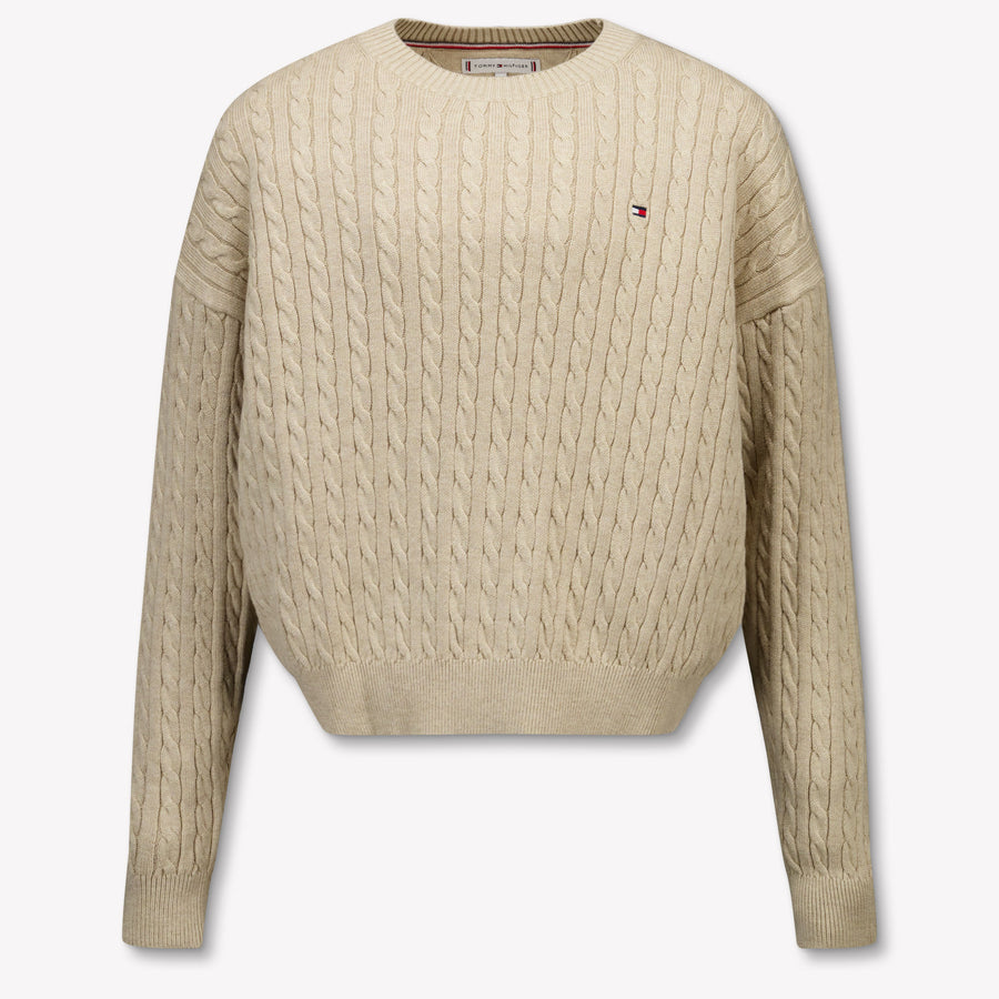 Tommy Hilfiger Kinder Meisjes Trui In Beige
