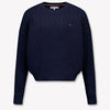 Tommy Hilfiger Kids Girls Sweater Navy