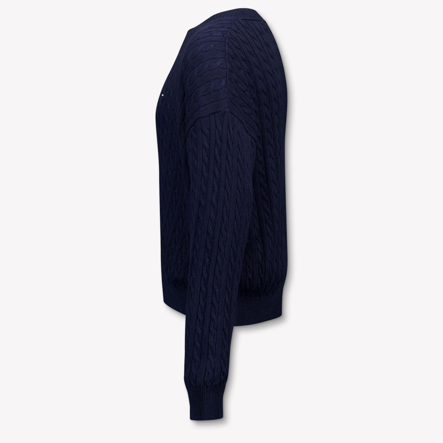 Tommy Hilfiger Kids Girls Sweater Navy