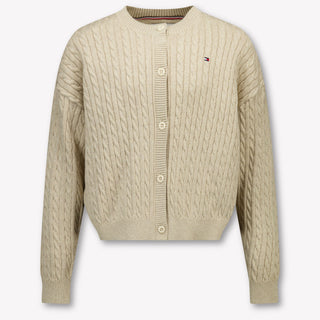 Tommy Hilfiger Kinder Meisjes Vest In Beige