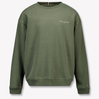 Tommy Hilfiger Kids Unisex Sweater  Army