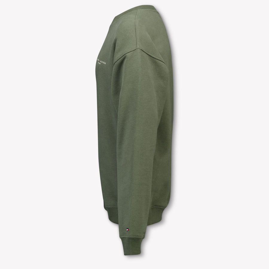 Tommy Hilfiger Kids Unisex Sweater  Army